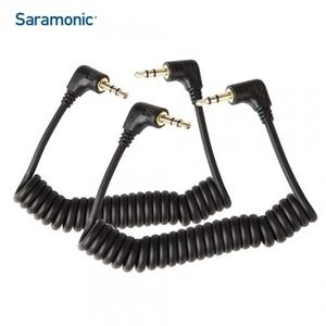 Saramonic 코일형 TRS 출력 잭이 있는 3.5mm 케이블 2팩 SR-CS350