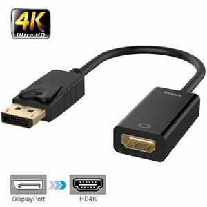 DP HDMI 호환 4K UHD 케이블 어댑터 남성 여성 노트북 PC 디스플레이 포트 1080P HDTV 비디오 코드 변환기