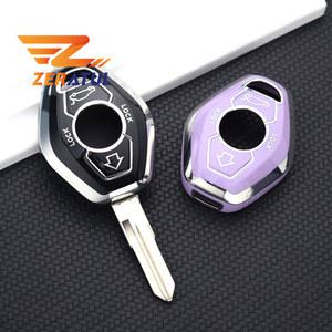 차키케이스 TPU 자동차 키 케이스 커버 프로텍터 쉘 포브 홀더 BMW 3 5 7 시리즈 E38 E39 E46 E83 M5 325i X3 X5 Z3 Z4 액세서리