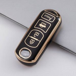 차키케이스 TPU 자동차 키 케이스 마쓰다 2 3 6 데미오 아테네자 악셀라 CX 5 CX5 CX7 9 4 CX30 2016 2017 2018 2019 커버 단추