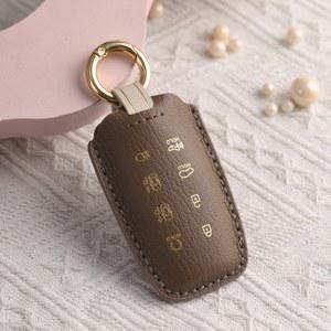 차키케이스 Bottons 가죽 자동차 케이스 Fob 커버 현대 창세기 G70 G80 G90 GV70 GV80 EQ900 DH BH G60 Accessorie