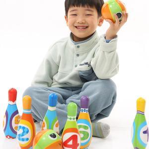 유아 안전한 볼링 놀이 세트 숫자핀 실내 체육활동 어린이집 4살 스포츠 남아 5살