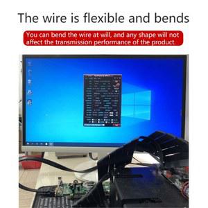 호환 PCIe 라이저, gpu용 X16 케이블 PCI D0UA-익스프레스 3 0 라이저 용 어댑터 포트 플렉시블 고속 16x 카드,