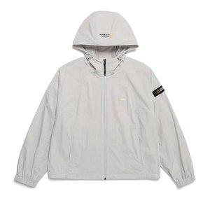 [내셔널지오그래픽](본점)N242WFT160 여성 아델리 경량 우븐 바람막이 스트레치 후드 집업 ICE GREY