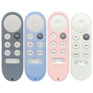 크롬캐스트 Google 4k Snow 원격 보호 커버 쉘용 부드러운 실리콘 케이스 Smart TV Remote 미끄럼 방지