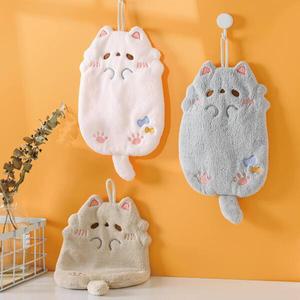 /더바디시크릿 피코 귀여운 고양이 주방 타월 3pcs 키친 수건 손수건