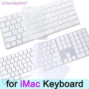 IMac 매직 A1644 A1843 A1314 A2449 A2450 용 키보드 커버 apple 호환 Bluetooth 실리콘 보호기 스킨 케이