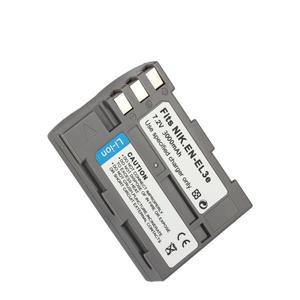 3000mAh EN-EL3e EN EL3e EL3E 배터리 및 충전기 Nikon D30 D50 D70 D70S D90 D80 D100 D200 D300 D300S 카