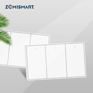 투야 스마트봇Zemismart Zigbee 푸시 벽 조명 스위치는 허브 통해 Tuya Alexa Google Home Smartthings와