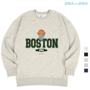 [폴앤폴]BOSTON 오버핏 남여공용 맨투맨