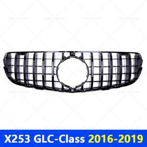 자동차 그릴망 튜닝 - X253 GLC 클래스 메르세데스 벤츠 호환 GLC350 GLC300 GLC250 GLC43 GT 상부 범퍼 후