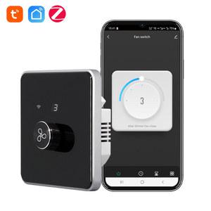 Tuya Zigbee 스마트 라이프 선풍기 스위치 아마존 알렉사 구글 홈 앱 리모컨 음성 제어 5단 속도