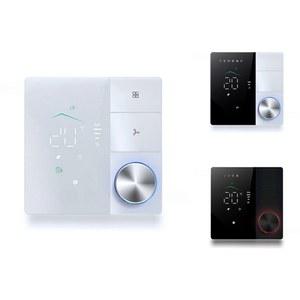 에어컨용 투야 스마트 온도 조절기 와이파이 리모컨 노브 온도조절기 LED 온도조절 스위치