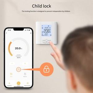 IALJ Tuya ZigBee 스마트 온도조절기 물 가스 보일러 배터리 구동 온도 컨트롤러 음성 제어 구글 홈 알렉사 5A