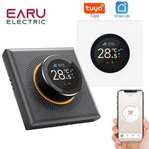 TUYA WiFi 스마트 노브 온도 조절기 바닥 난방 물 가스 보일러 홈 룸 프로그래밍 가능한 컨트롤러 Alexa 구글