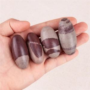 힐링소품,천연 원석1PC 천연 토템 보석 Fengshui 부적 희귀 마노 광택 계란 돌 예술 공예 소장 미네랄 에너
