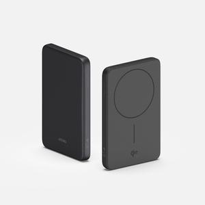 Qi2 15W 맥세이프 초슬림 고속 보조배터리 5000mAh QB310 블랙