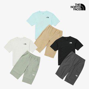 노스페이스 [키즈 공식] NT7UQ11 키즈 하이크 카프리 세트 3종