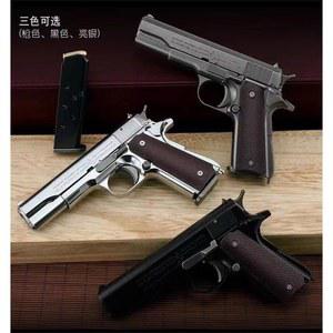 모형총 금속 분해 쉘 콜트 합금 M1911 장난감총 블랙 리볼버 교구 풀메탈 조립 화약총