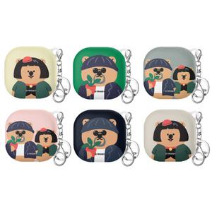 갤럭시버즈3 2 프로 라이브 이어폰 하드 케이스 키링 쿼카 미스터앤걸 귀여운 캐릭터 감성 미니멀 심플
