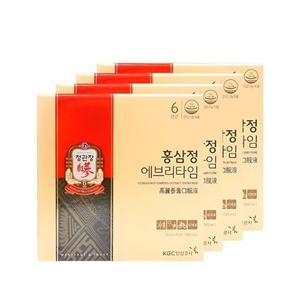 정관장 홍삼정 에브리타임 10ml x 30포 x 4개 쇼핑백없음 / iuy