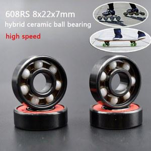 8X22X7MM 고속 스틸 608RS ABEC 11 스케이트보드 세라믹
