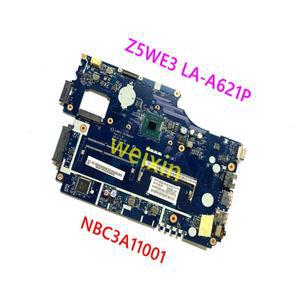ACER aspire E1-510 노트북 마더보드, Z5WE3 LA-A621P, NBC3A11001 NB. SR1SF N2920 CPU 100% 작동