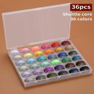바느질세트 바느질키트 재봉틀 미싱 DIY 재료 25/36 색상 세트 보빈 스레드 폴리 에스터 스풀 재봉틀 자수