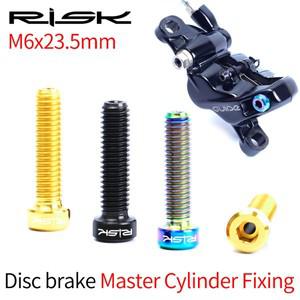 위험 2pcs M6x23.5mm SL 디스크 브레이크 마스터 실린더 고정 볼트 MTB XT/가이드/Deore 유압 용 자전거 티