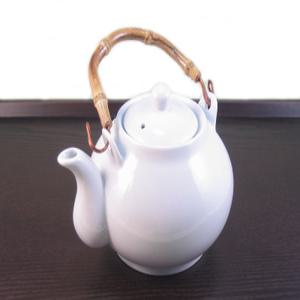 백자 대나무손잡이 주전자 (800ml) / 제기 제사 다기 다관 제사용주전자