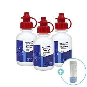 보스톤 세척액 30ml x3개 + 하드렌즈케이스 / 드림렌즈세척액
