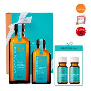 [모로칸오일](센텀시티점)[공식수입원] 패밀리 세트 오일 트리트먼트 100ML+50ML+20ML( 각각 펌핑기포함 )