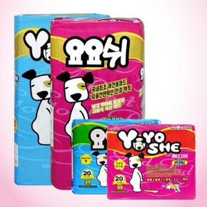 요요쉬 패드 대형 20매 소형 50매 애견패드 모음