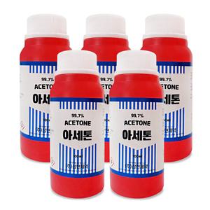 삼현제약 아세톤 100ml 5개 네일 리무버 매니큐어 제거 페인트 기름