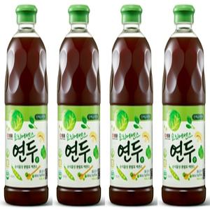 샘표 연두순 860ml X 4개 업소용 대용량 연두