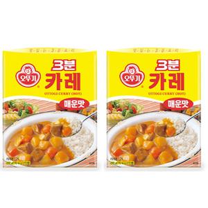 오뚜기 3분 카레 매운맛 200g 12개