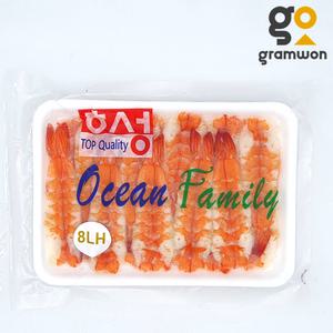 초밥새우 목단초새우 8LH 200g (10gX20미) 해성 초밥용 초밥재료 초목단새우