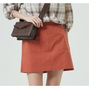 [미쏘][미쏘]코튼 아웃 포켓 미니 스커트