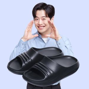 엑스솔 X-33 리커버리 기능성 슬리퍼 모던블랙