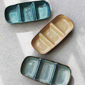 [까사무띠](하남점)세나 3절접시 22cm 4colors