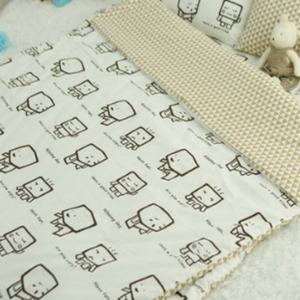 보떼하우스 유아솜베개+패딩이불(솜 미포함)+차렵패드
