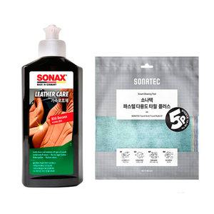 소낙스 가죽보호제 250ml 파스텔 타월5P
