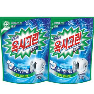 옥시크린 분말형 표백제 3kg x 2개 일반드럼겸용