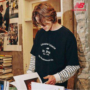 뉴발란스반팔티 YQJ NBNEB2L033-19 UNI NB X Ofrparis 빅로고 시