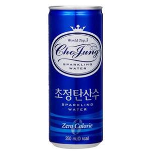 일화 [청량감]초정탄산수 250ml*X 30캔 1셋트 [대용량]제로칼로리 피자 햄버거 회사 사무실 탕비실 탄산 음