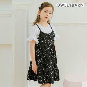 [보리보리/올리반]올리반 미니닷레이어원피스(블랙)