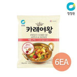 [청정원] 카레여왕 애플&허니 108g x 6개