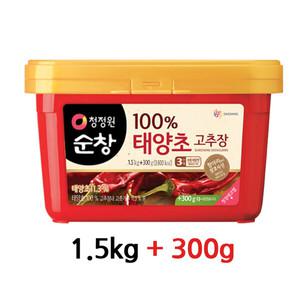 청정원 순창 100% 태양초고추장 (1.5kg+300g) x 1개