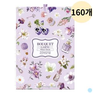 부케가르니 옷 탈취제 방향제 화이트머스크 대량 160P