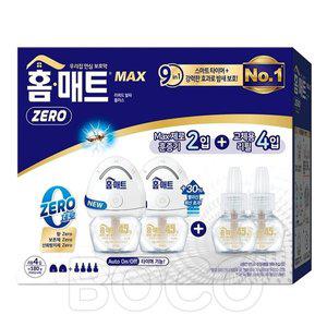 [기타]홈매트 제로 리퀴드 훈증기 리필 세트 - 코스트코 무향 모기 살충제